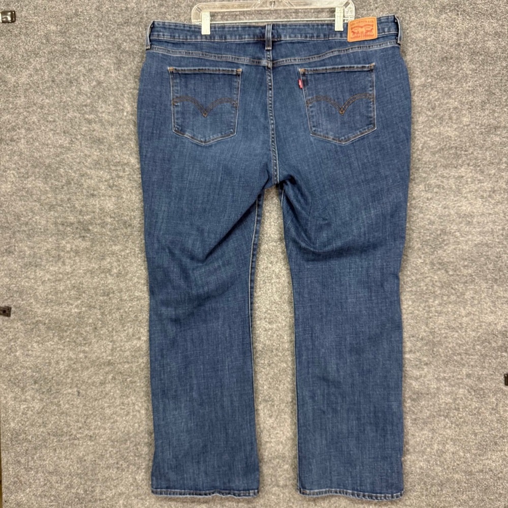 Levis 415 Classic Bootcut Jeans Womens 24W Medium Blue Stretch Denim Fits 44x31 - Picture 2 of 16